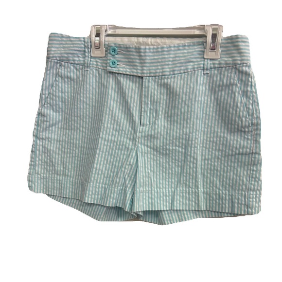 BANANA REPUBLIC STRIPED WOMEN SHORTS IN SIZE 4 - Picture 1 of 7